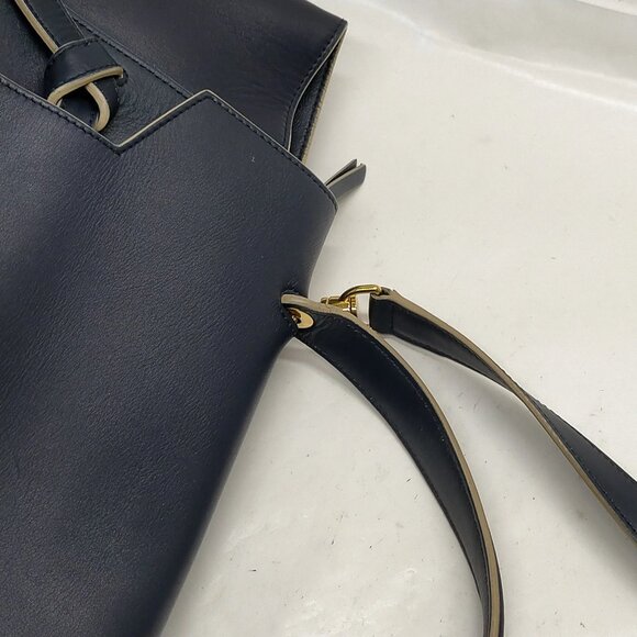 CELINE Hand Bag Navy Blue Leather mon869-100625 - Picture 7 of 16